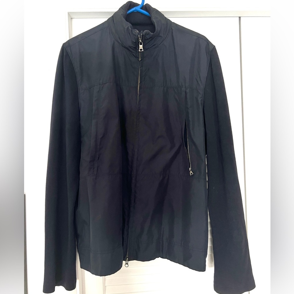 Navy Blue Men Banana Republic Semi-Heavy Jacket XL